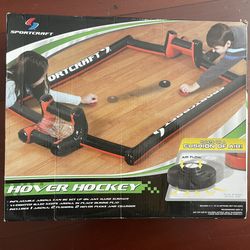 Sportcraft Hover Hockey Air Hockey Arena with Rechargeable Pucks