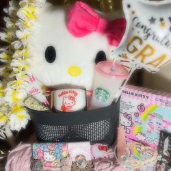 Hello Kitty Sanrio Custom Gift Baskets