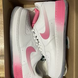 Nike Air Force 1 '07 PRM – White/Lotus Pink/Yellow Gold