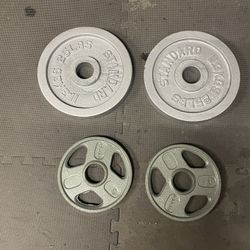 Olympic Weight Plates.       45 Dollars 