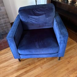Blue Sofa Set 