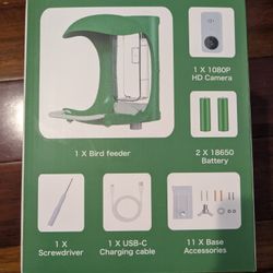 Smart Bird Feeder With Camera--NEW