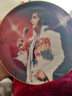 "The Vision" Elvis collector plate