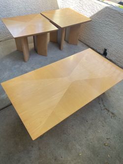 End tables + coffee table for sale!