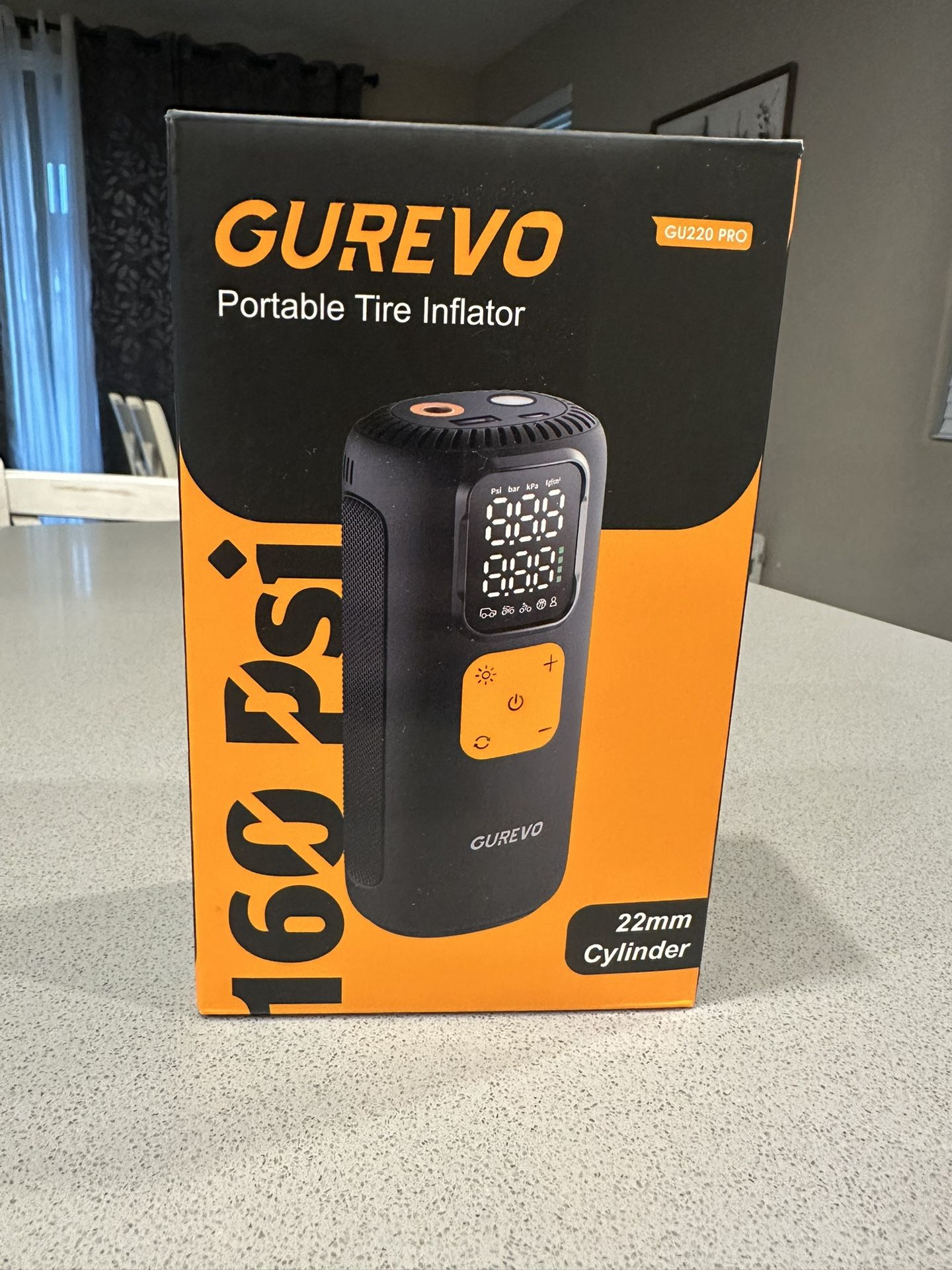 Gurevo Tire Inflator Portable Air Compressor
