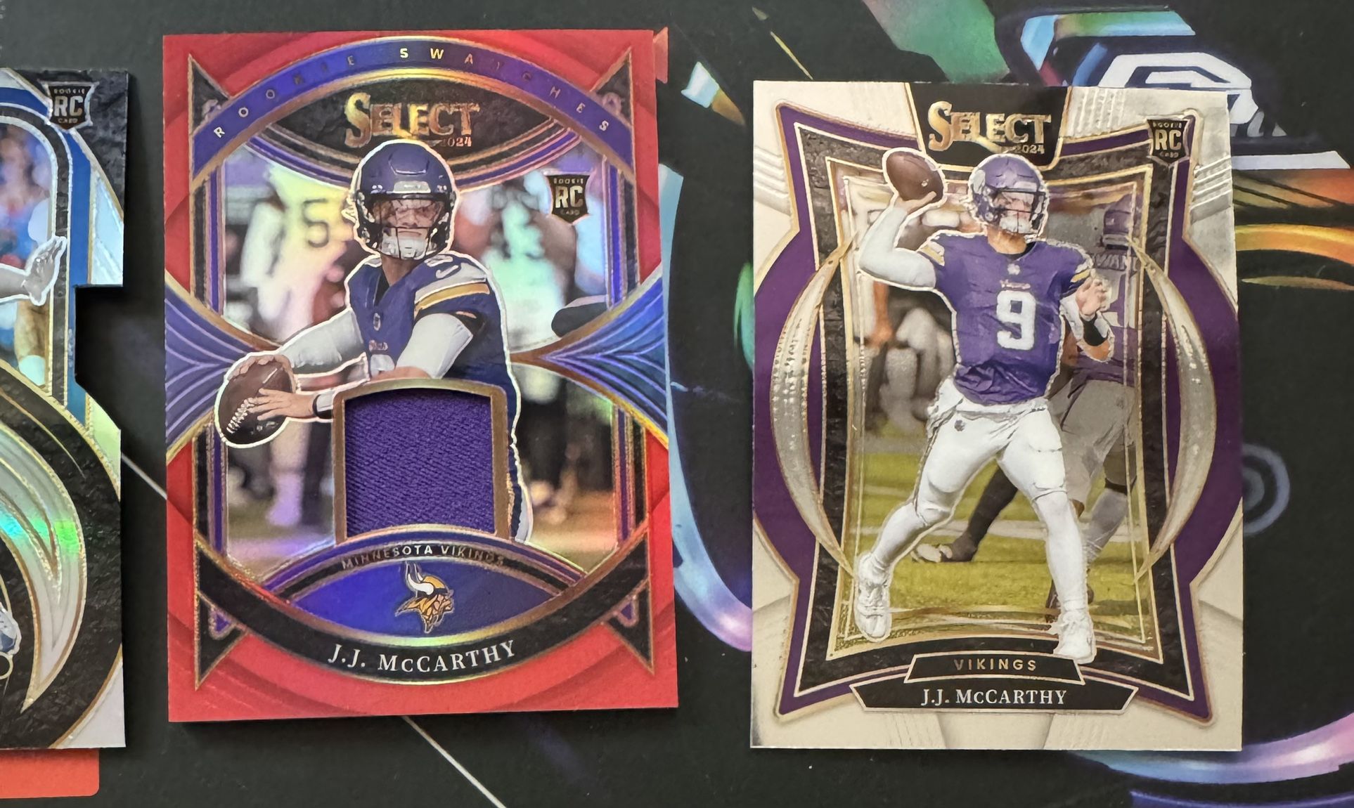 JJ McCarthy Select RCs. (2) Cards