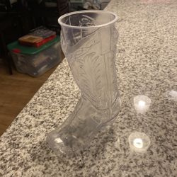 9 inch plastic boot decoration