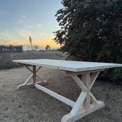 Handmade Unfinished Farm style Dining Tables