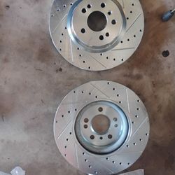 Mercedes-Benz ML Drilled And Slotted Front Rotors