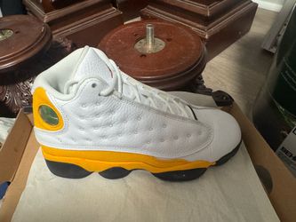 Air Jordan 13 White Yellow Sneaker