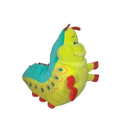 Disney Store A Bug's Life Heimlich Caterpillar Plush Toy Stuffed Animal 12"L 