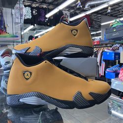 Air Jordan 14 Retro University Gold
