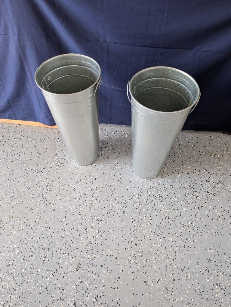 Flower Pots 23" High 11" Round At The Top