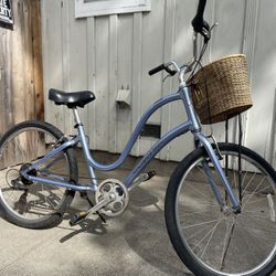 Light blue Townie Electra Bike
