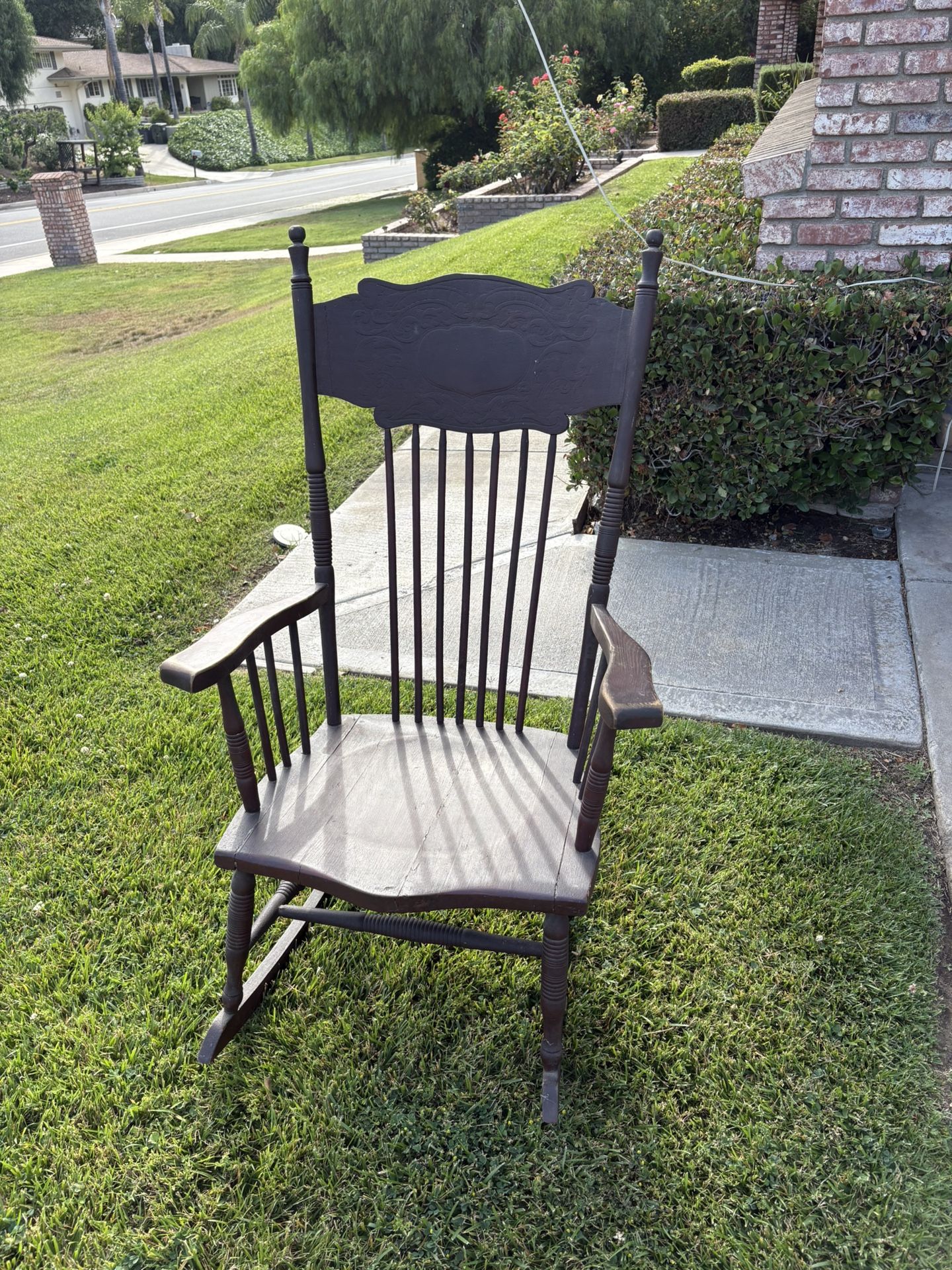 Antique Farmers Rocking Chair