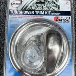 Tub/shower trim kit for Moen single handle Moentrol and Posi-temp series. 