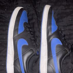 Nike court vison low Black & Blue