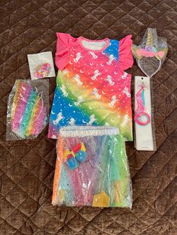 New, unicorn costume for girls