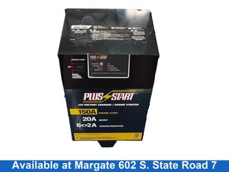 Plus Start 2871352 Black Battery Charger
