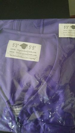 Brand New Purple Cap And Gown