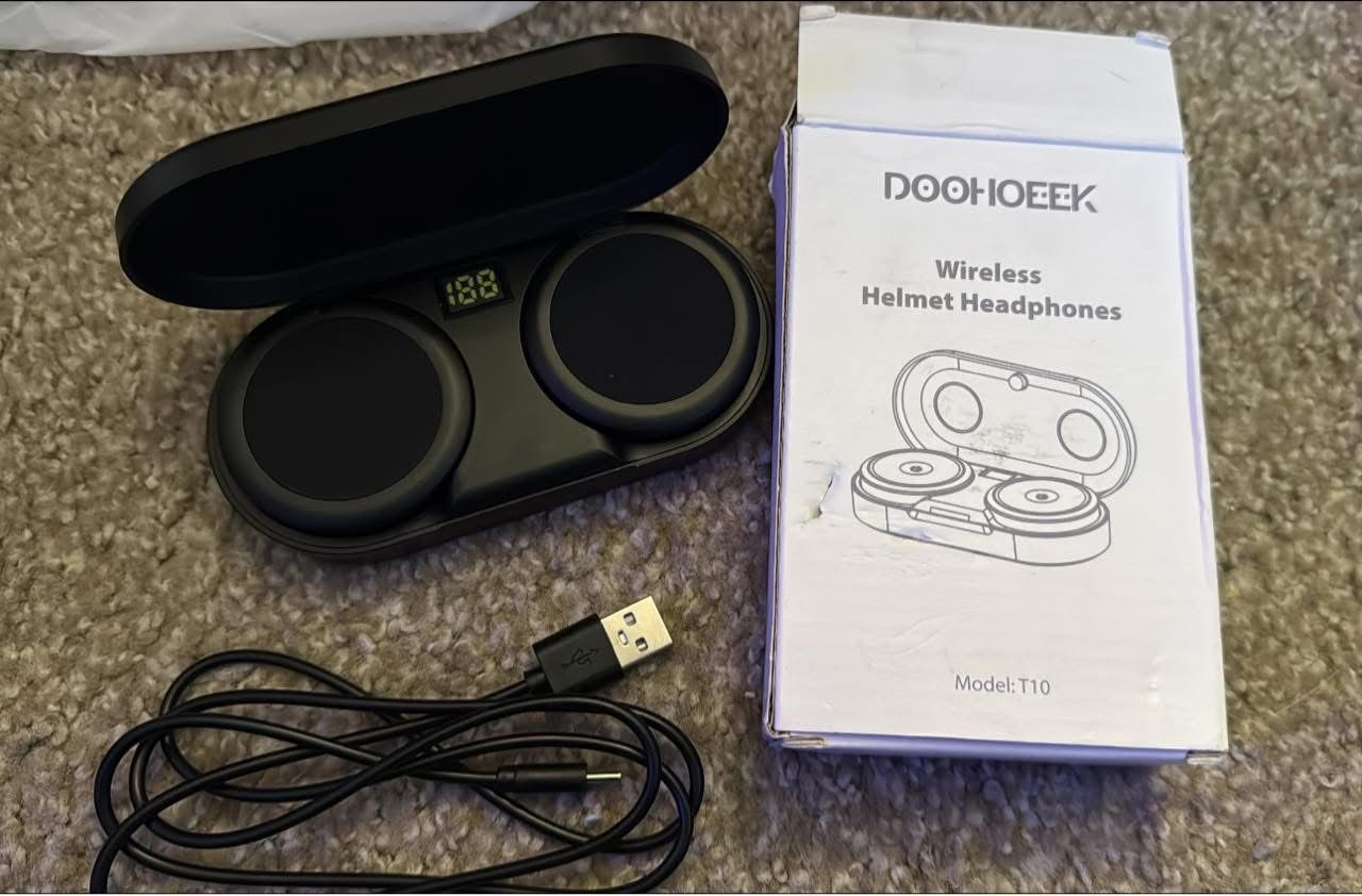 Wireless Helmet Headphones