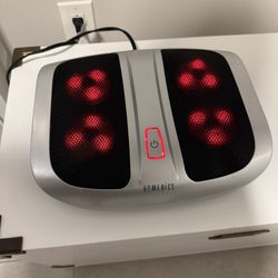HoMedics Shiatsu Elite Foot Massager With Heat Pain Relief Aching Muscles Soothe.