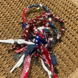 US 🇺🇸 American 4th Of July Bangle Trio Set