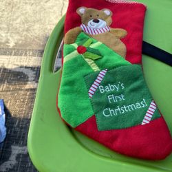 Babies First Christmas Stocking