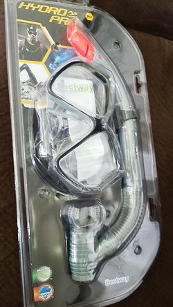 Snorkeling glasses with tube, new