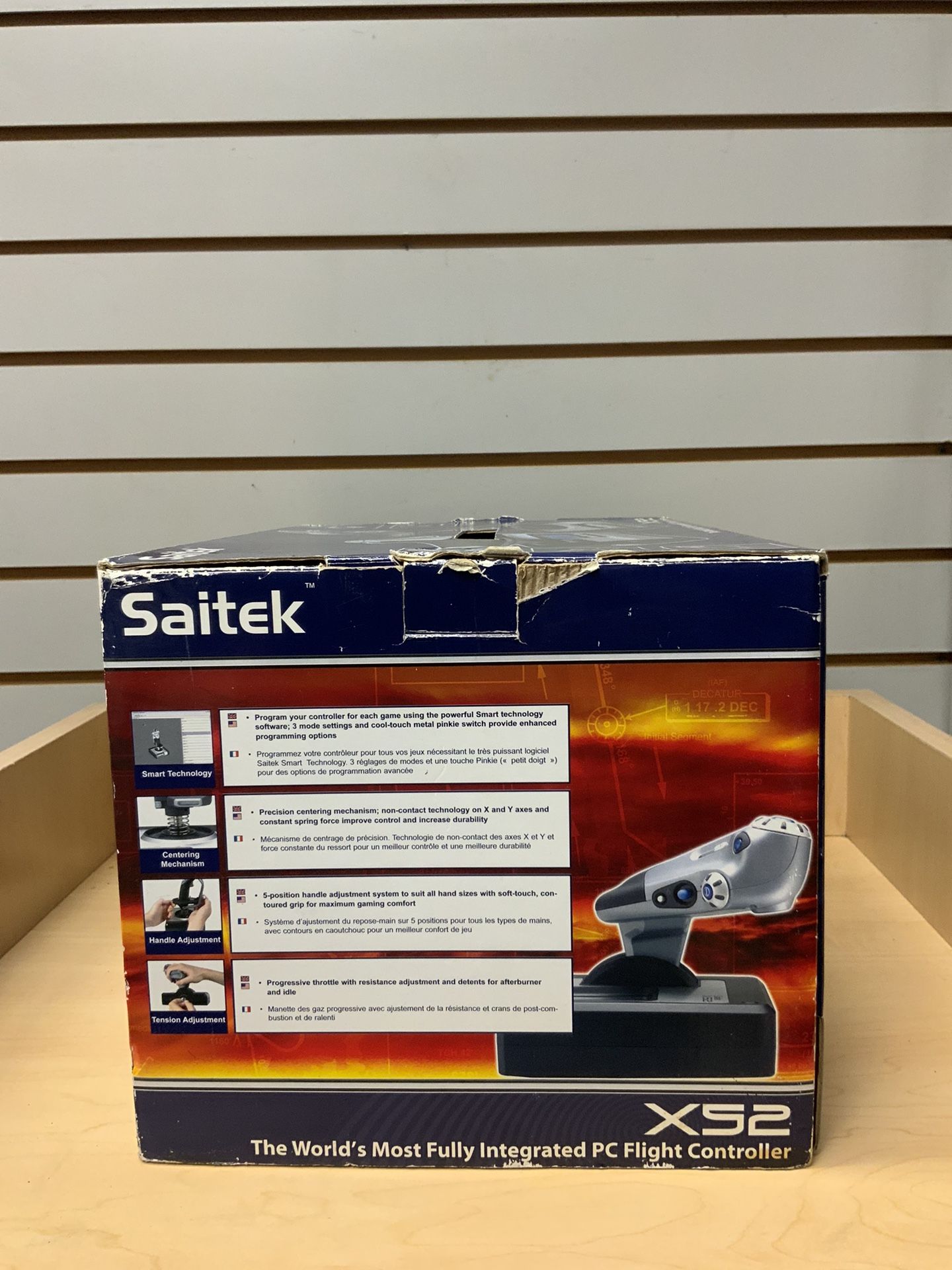 Saitek X52 Flight Control System USB Stick And Throttle Set PS28 