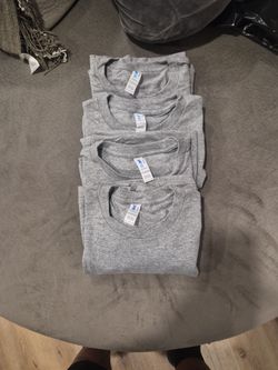 Heather Grey Crew Neck T-Shirts