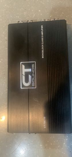 CT sounds 12” 750rms subwoofer & matching amplifier
