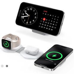 3 in 1 Wireless Charging Station for Apple