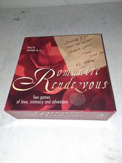 Romantic Rendezvous Board Game In Excellent New Condition (Is Complete Nothing Missing) A Romantic Game To Play With Your Significant Other