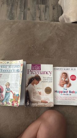 Pregnancy, baby, toddler books