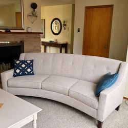 Beautiful curved sofa/couch