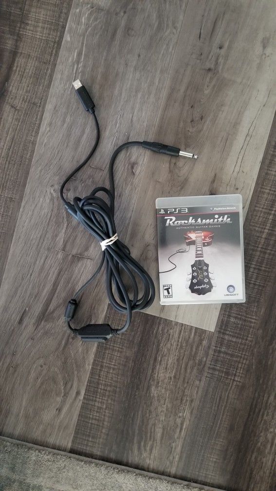 Rocksmith PS3 Game Plus USB Cable Adapter 