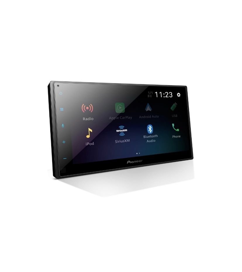 Pioneer DMH-1600NEX 6.8" Double-Din Digital Multimedia Receiver - Built in Bluetooth, Wired Apple CarPlay and Android Auto, Touchscreen, Rear Camera I