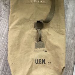 Vtg Military Seabag 