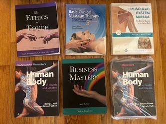 Massage Therapy School Books