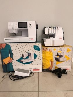 Bernette B77 Sewing Machine + Bernette B44 Funlock Serger Bundle