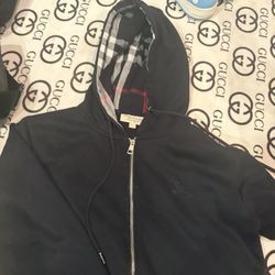 Burberry Zip Up Size Large But Fits Like Medium 