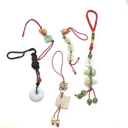 Asian Lot Of Charms And a Necklace