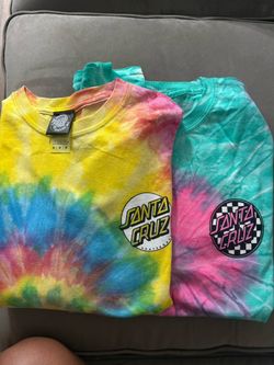 Santa Cruz Skateboards Tie-Dye (size: M & S) $15 For Both