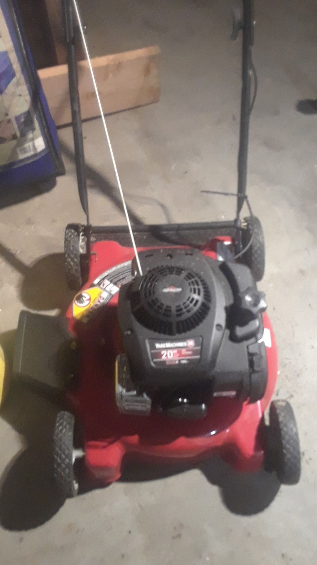 Yard machines 20"" lawn mower