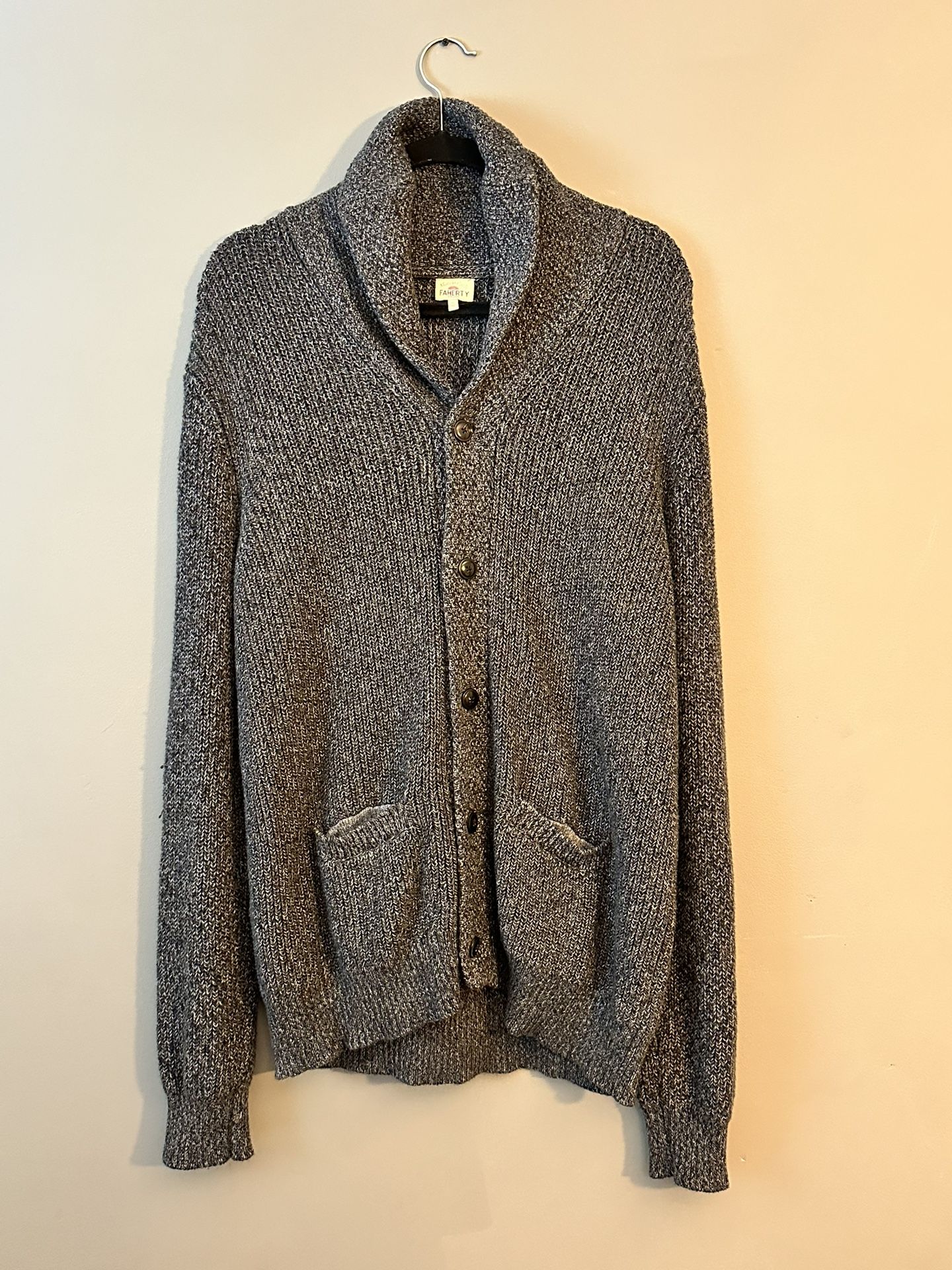 Faherty Shawl Neck Cardigan Sweater