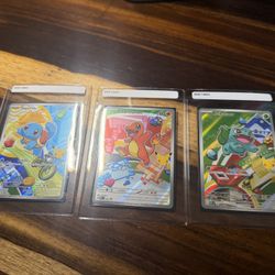 First Partners Kanto Gen 1 Starter Card Set - Dodger Stadium Area