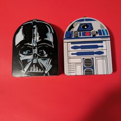 Darth Vader And R2D2 Star Wars Tin Boxes 