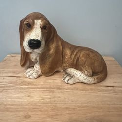 Vintage Large Baset Hound Dog