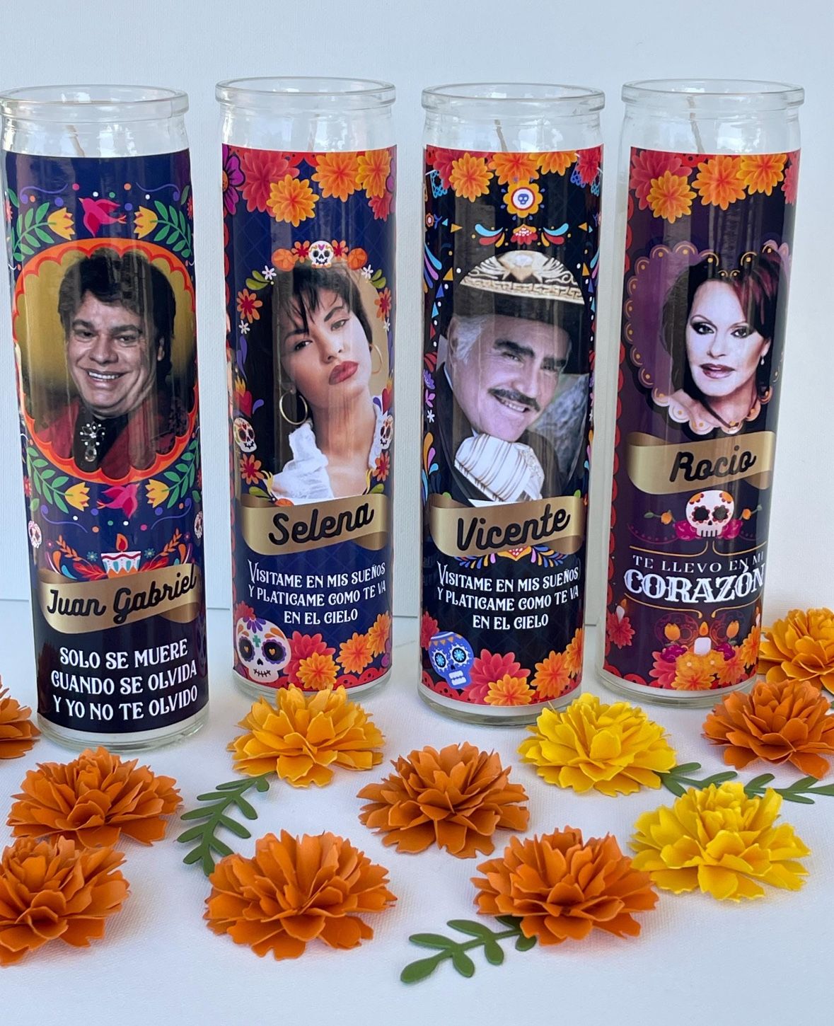 Día De Los Muertos Candles